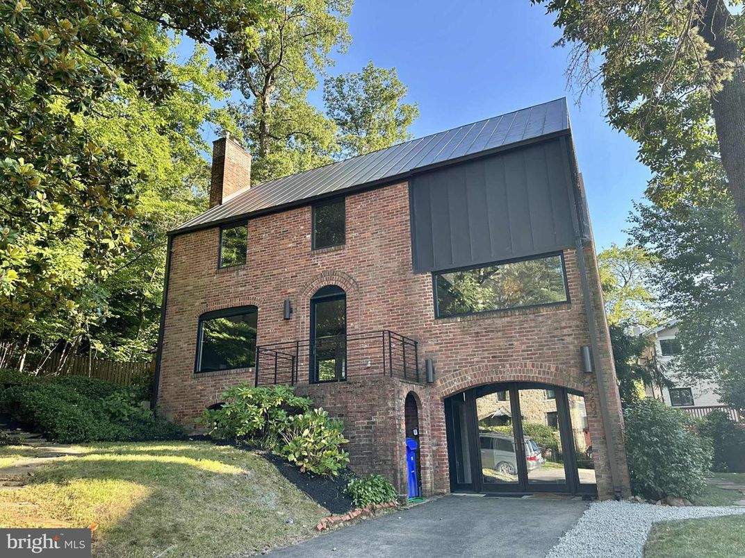 Exterior, Facade, Brick Facade, Tudor Revival