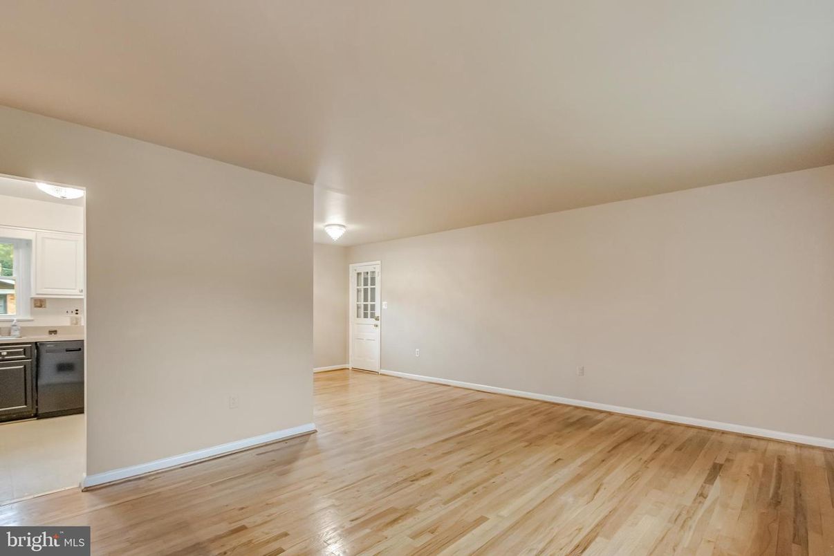 Empty room, Interior, Kitchen, Wood Texture Flooring
