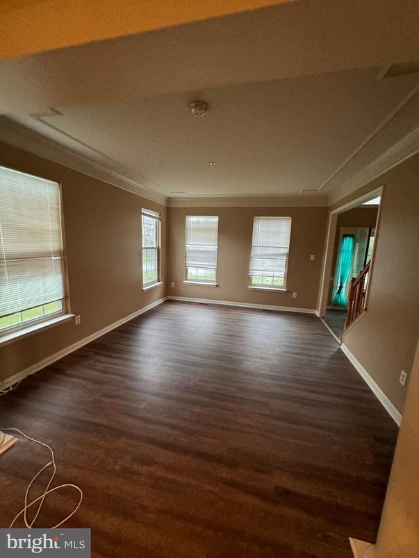Empty room, Interior, Wood Texture Flooring