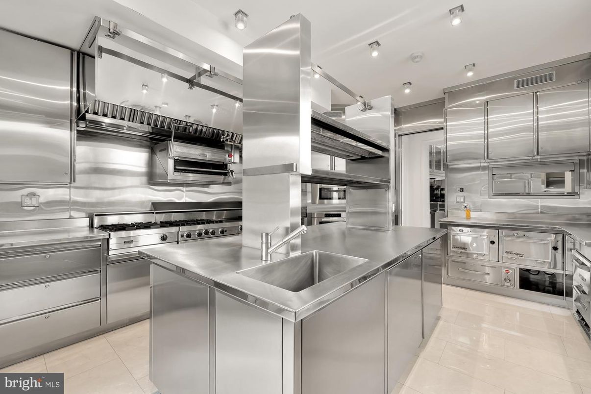 Interior, Kitchen, Recessed Lighting, Stainless Steel Appliances