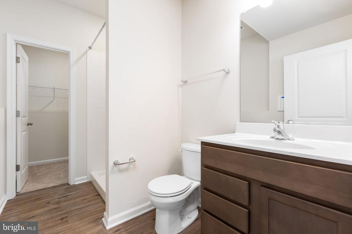 Bathroom, Interior, Wood Texture Flooring