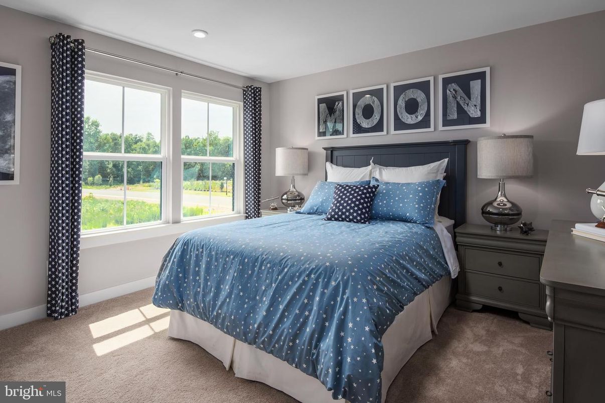 Bedroom, Interior, Recessed Lighting