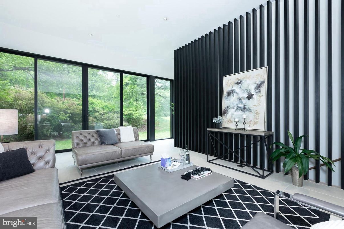 Interior, Living room, Recessed Lighting