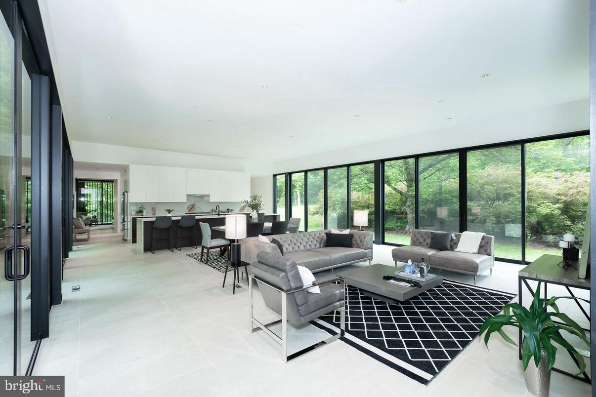 Dining room, Interior, Kitchen, Living room, Recessed Lighting