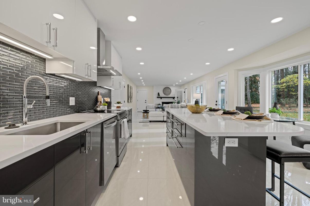 Interior, Kitchen, Recessed Lighting, Stainless Steel Appliances