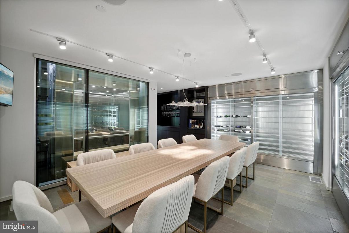 Dining room, Interior, Pendant Lights