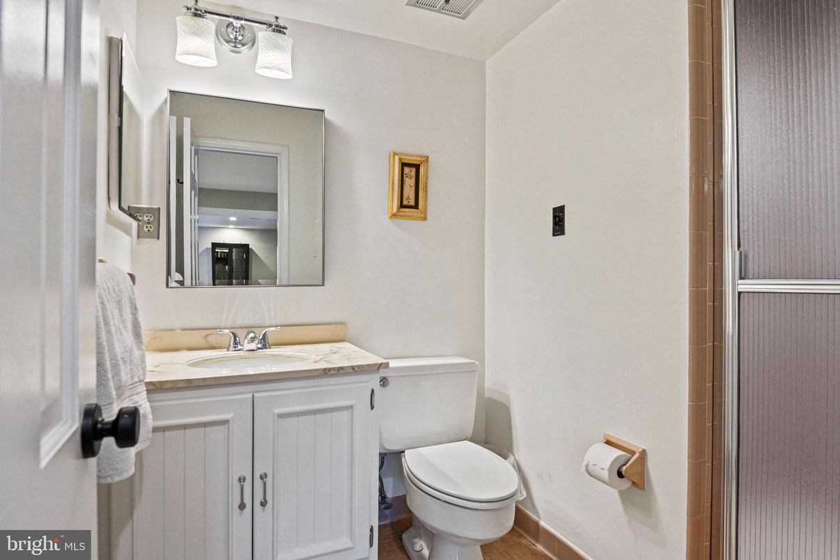 Bathroom, Interior, Wood Texture Flooring