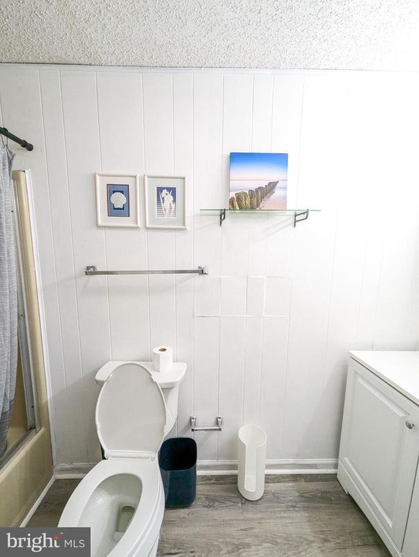 Bathroom, Interior, Wood Texture Flooring