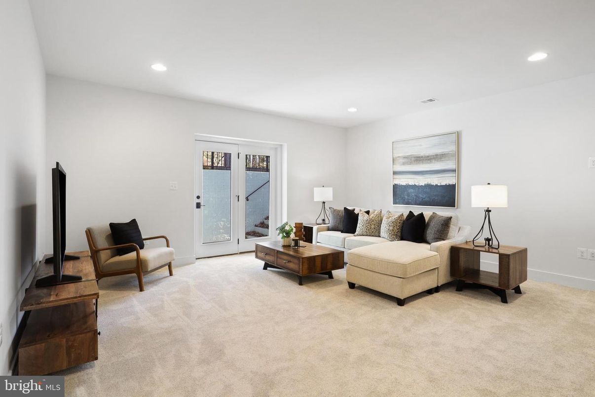 Interior, Living room, Recessed Lighting