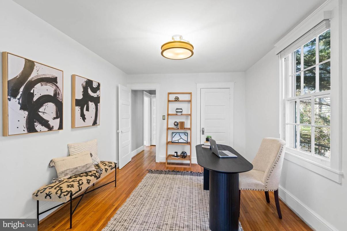 Home Office, Interior, Wood Texture Flooring