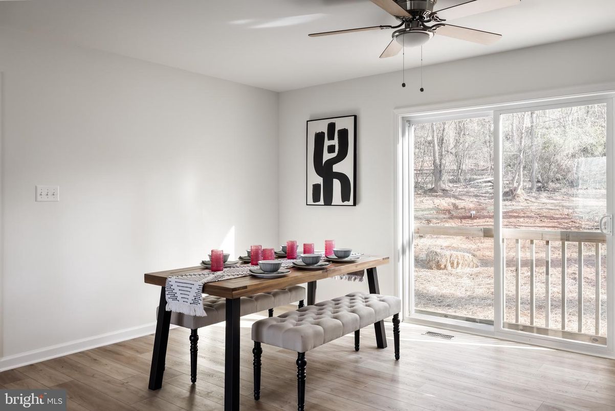 Dining room, Interior, Wood Texture Flooring