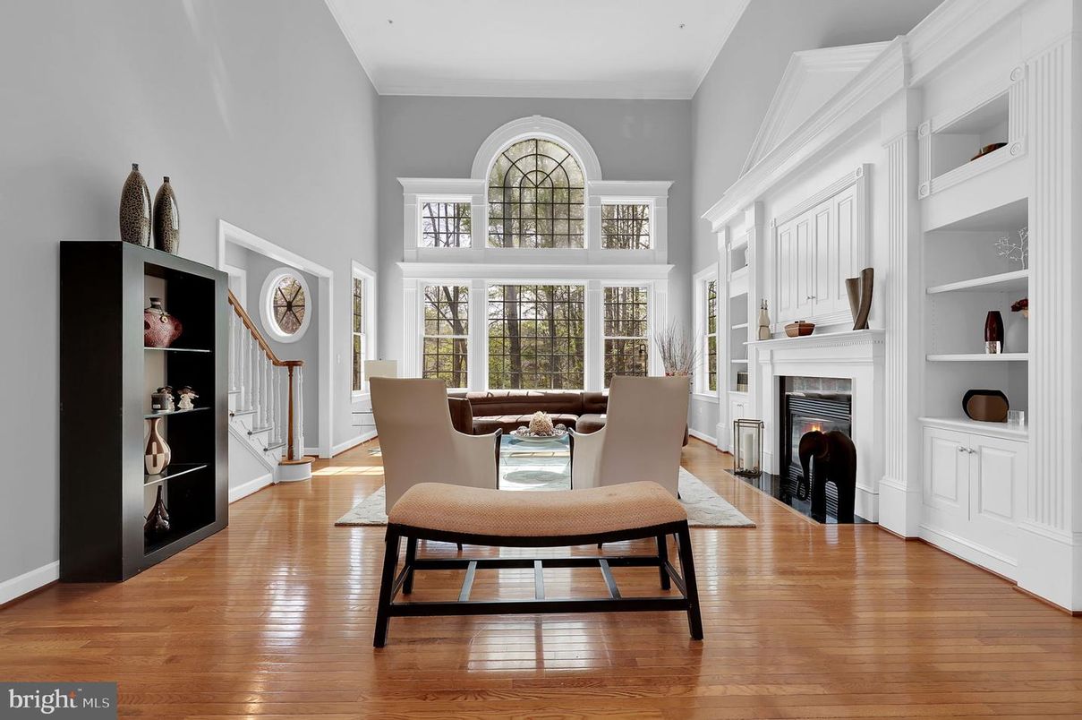 Fireplace, Interior, Living room, Wood Texture Flooring