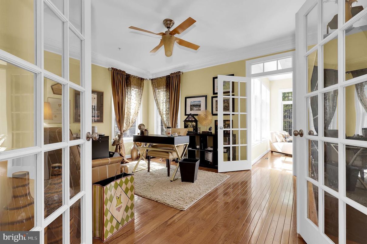 Home Office, Interior, Wood Texture Flooring