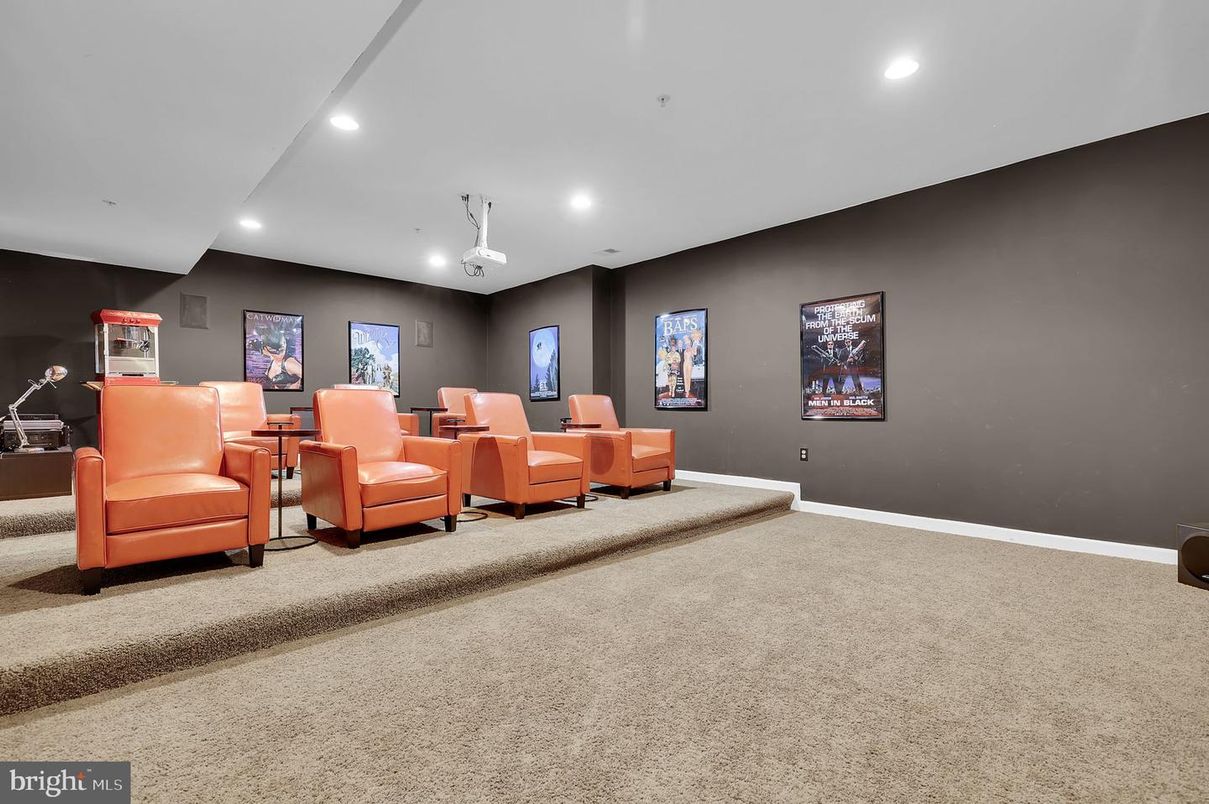 Home Theatre Room, Interior, Recessed Lighting, Theatre Room