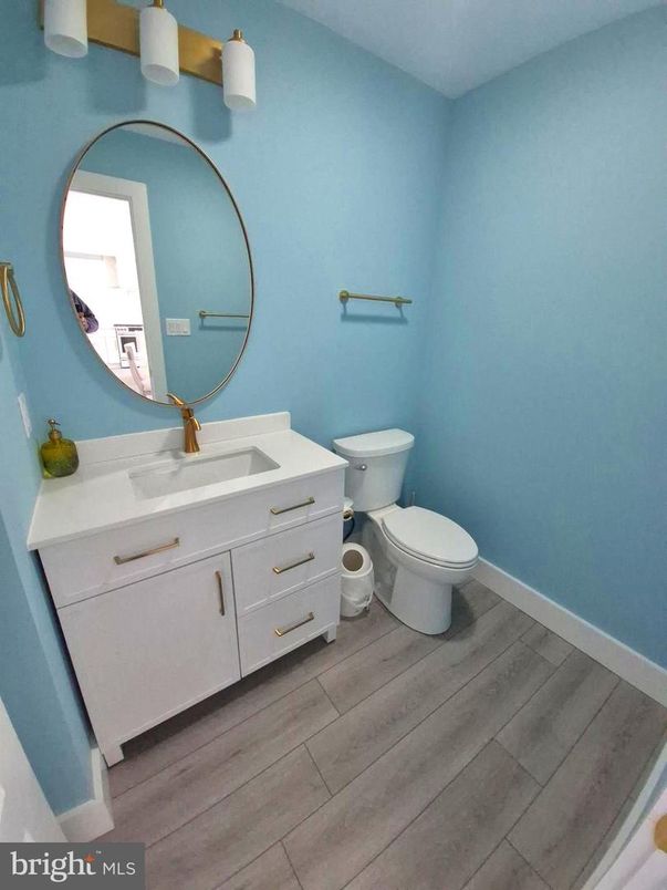 Bathroom, Interior, Wood Texture Flooring