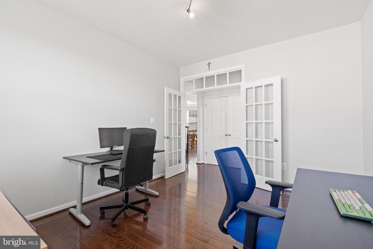 Home Office, Interior, Wood Texture Flooring