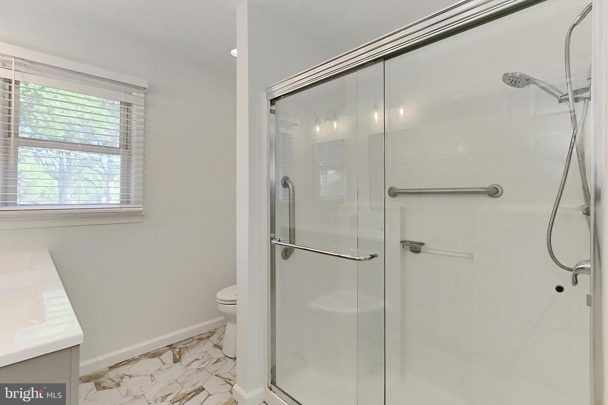 Bathroom, Glass Shower, Interior, Marble