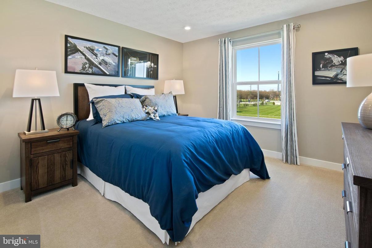 Bedroom, Interior, Recessed Lighting