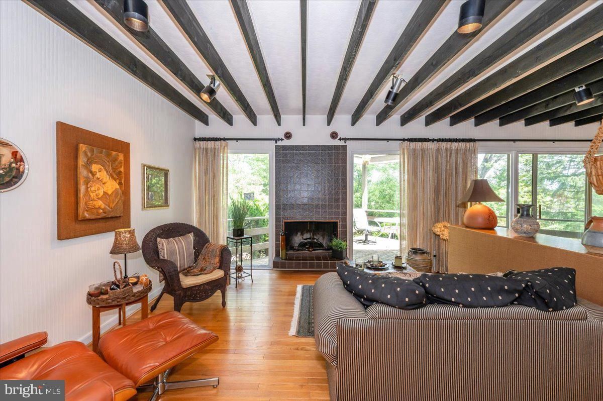 Fireplace, Interior, Wood Texture Flooring