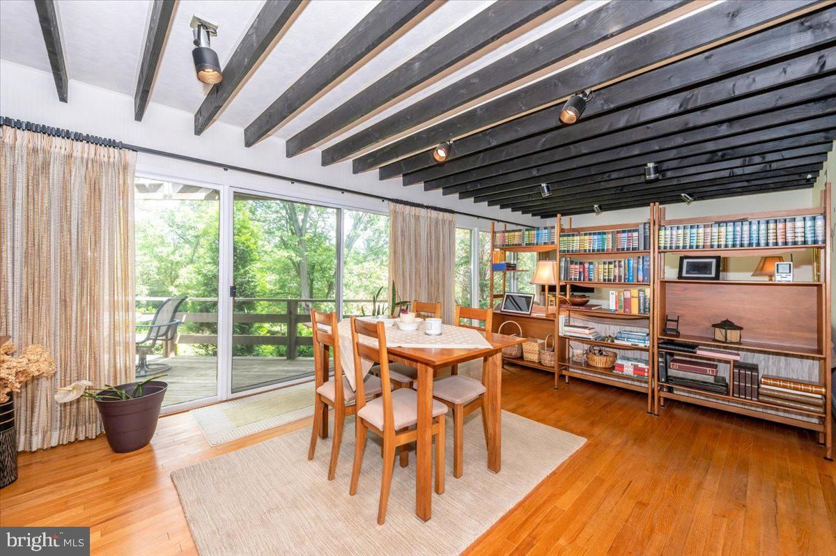 Dining room, Interior, Wood Texture Flooring
