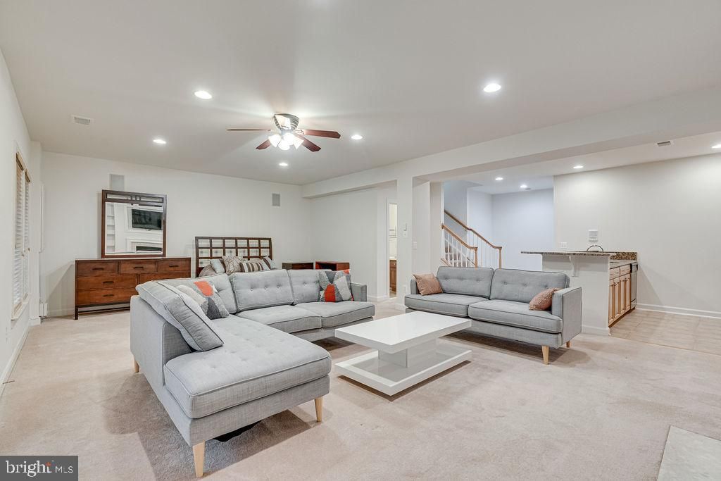 Interior, Living room, Recessed Lighting