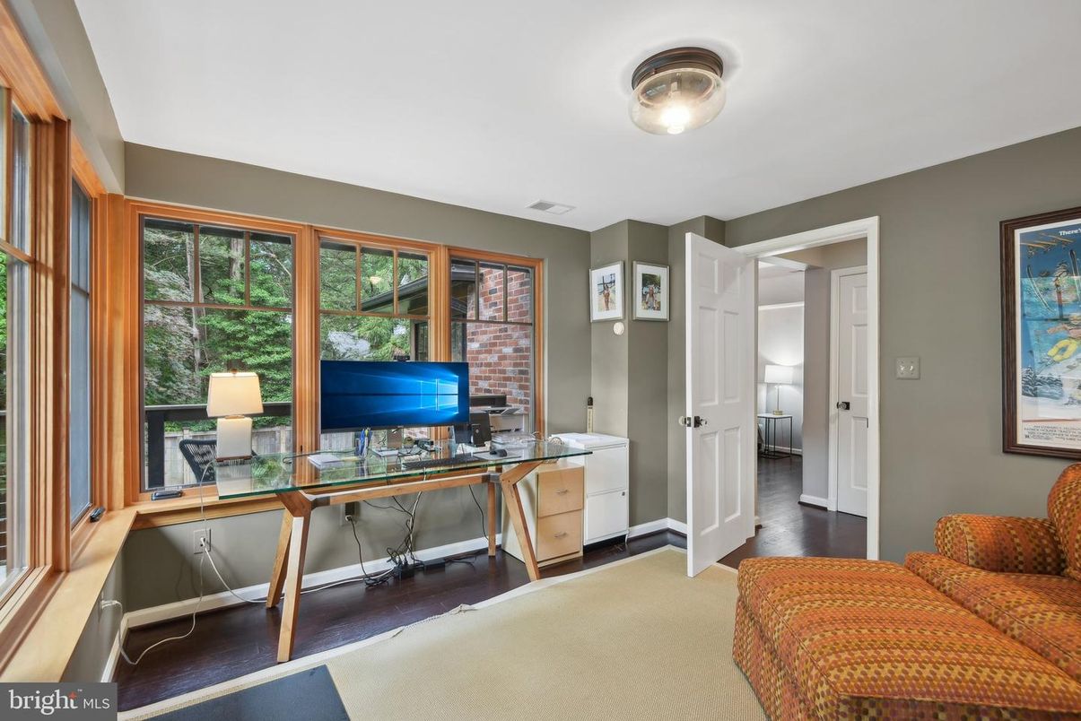 Home Office, Interior, Wood Texture Flooring