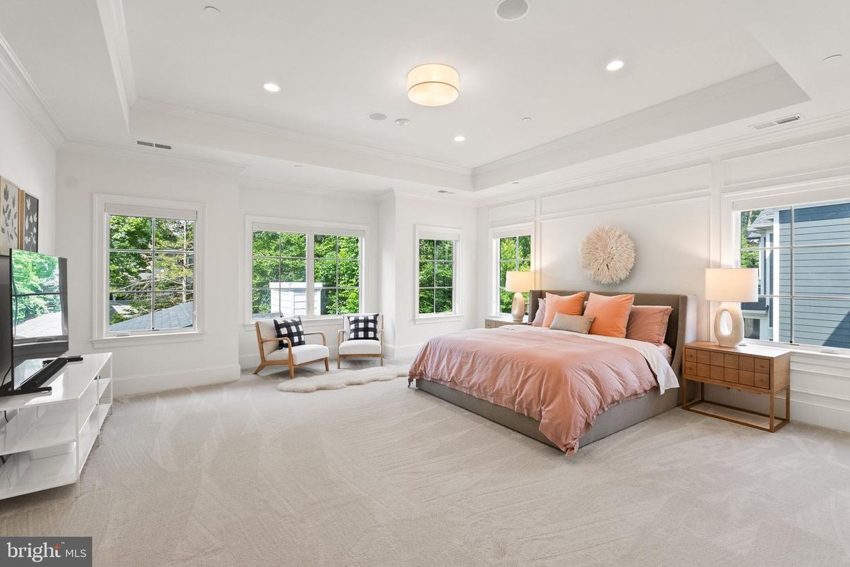 Bedroom, Interior, Recessed Lighting