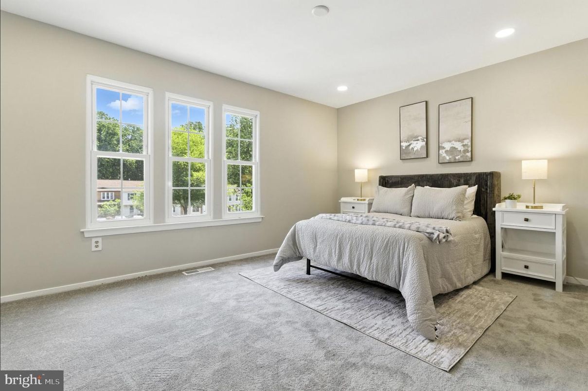 Bedroom, Interior, Recessed Lighting
