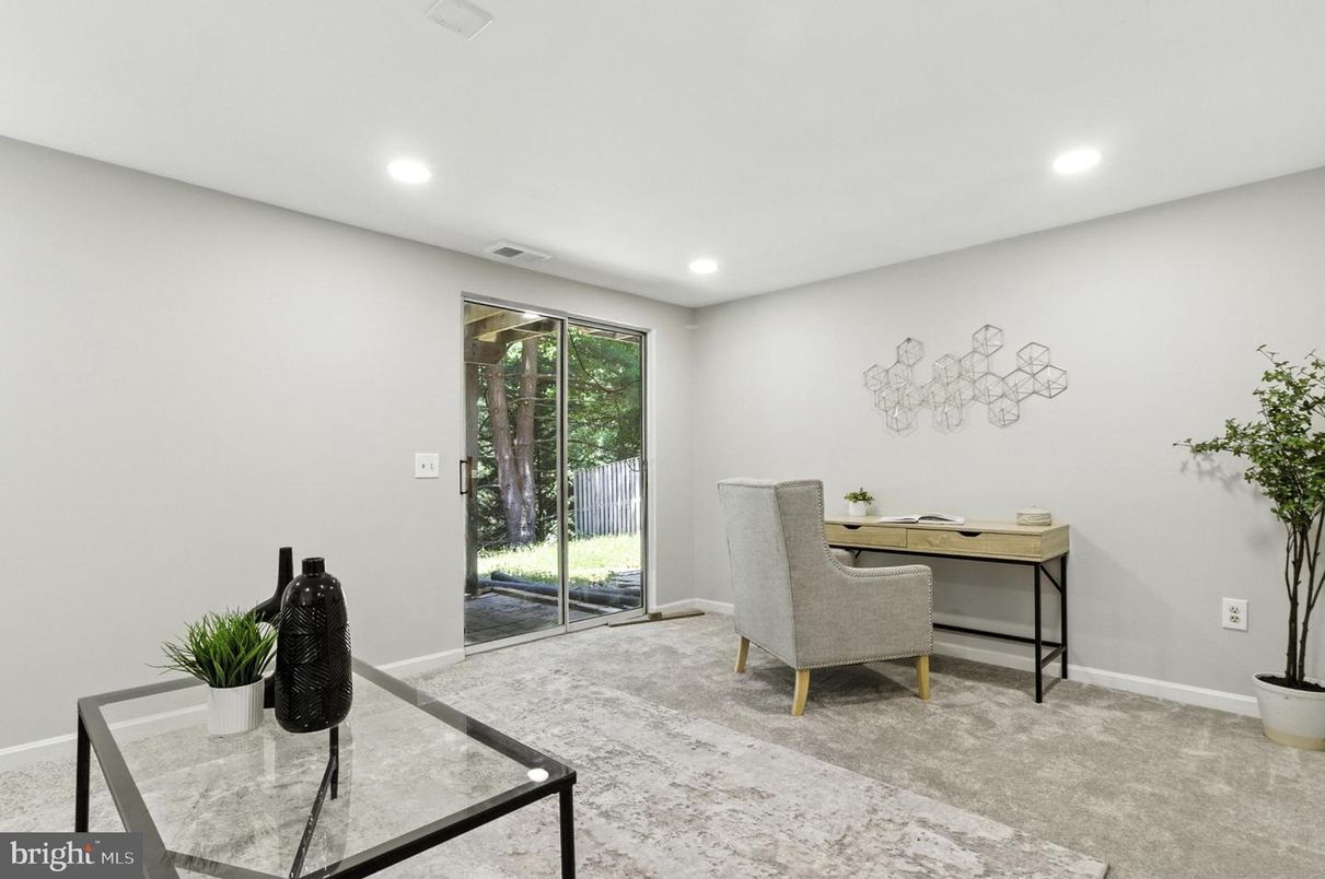 Home Office, Interior, Recessed Lighting