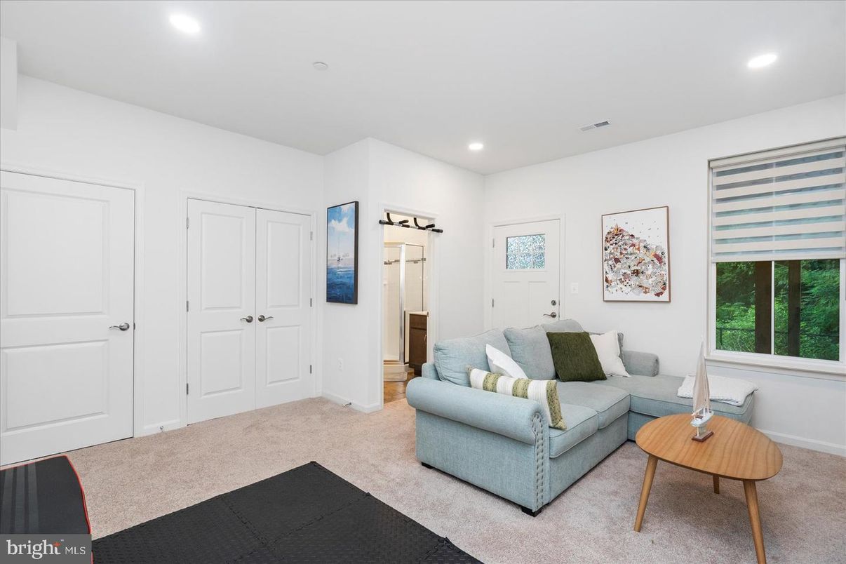 Interior, Living room, Recessed Lighting
