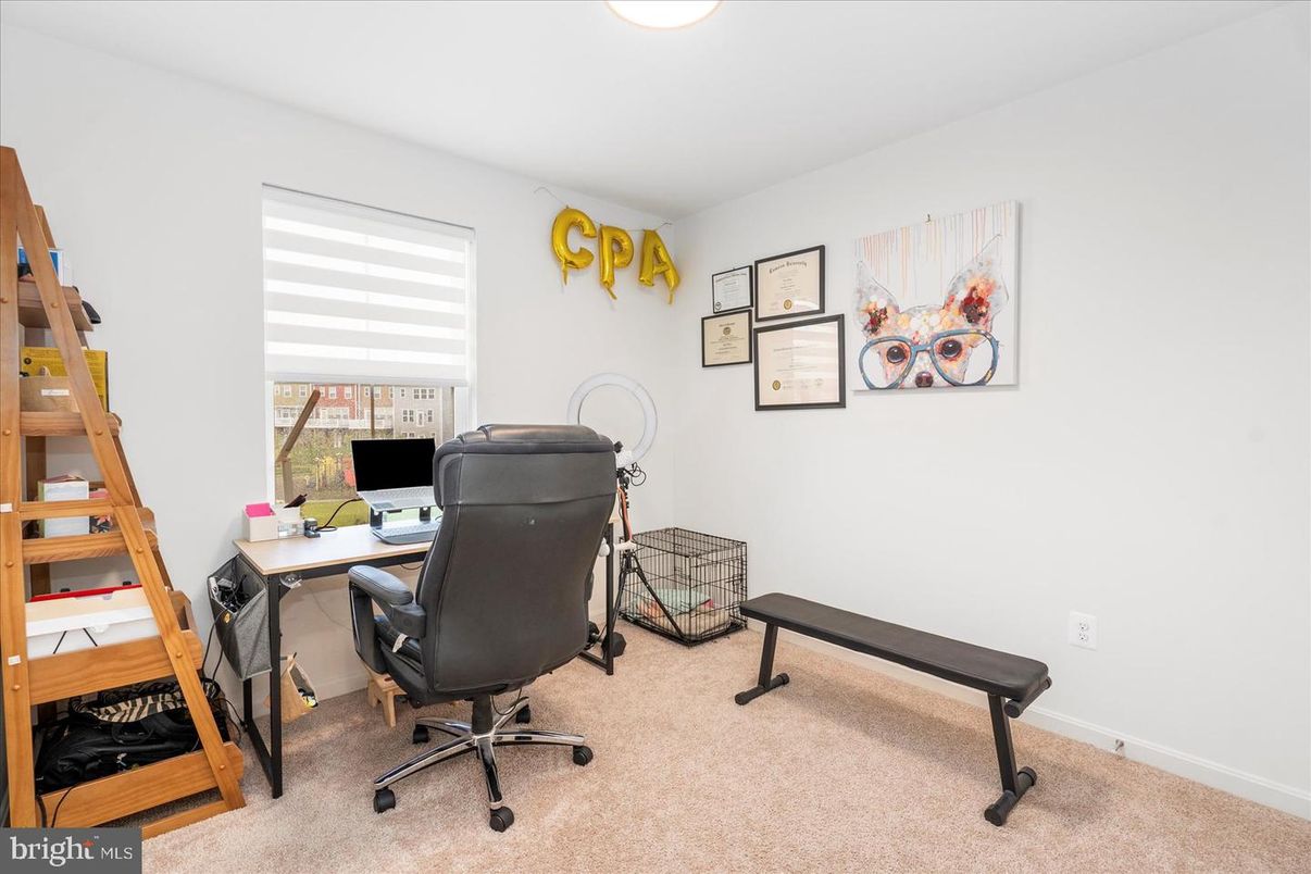 Home Office, Interior, Recessed Lighting