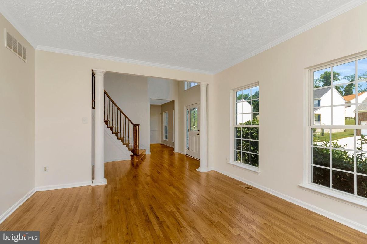 Empty room, Interior, Wood Texture Flooring