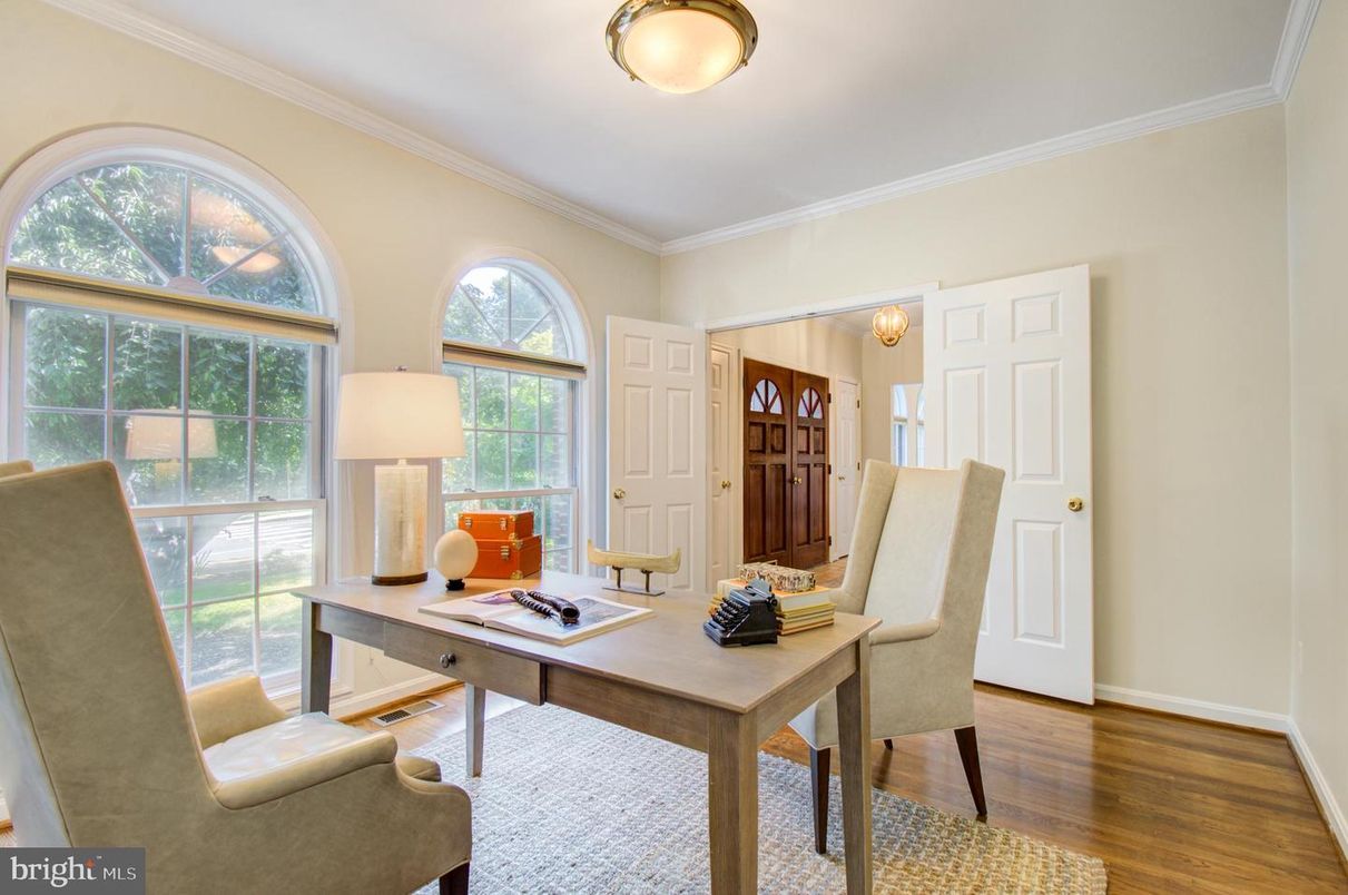 Home Office, Interior, Wood Texture Flooring