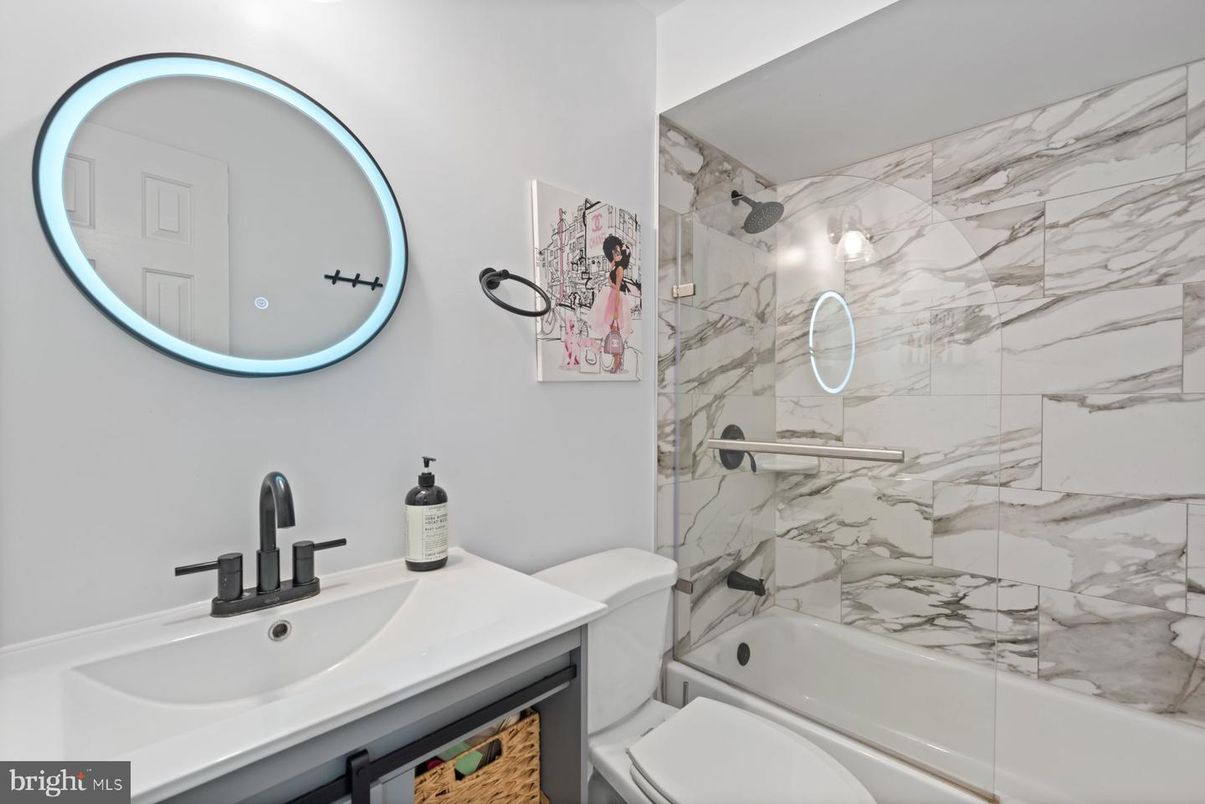 Bathroom, Glass Shower, Interior, Marble Walls