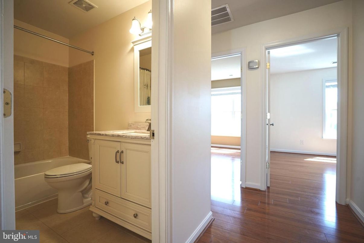 Bathroom, Interior, Wood Texture Flooring