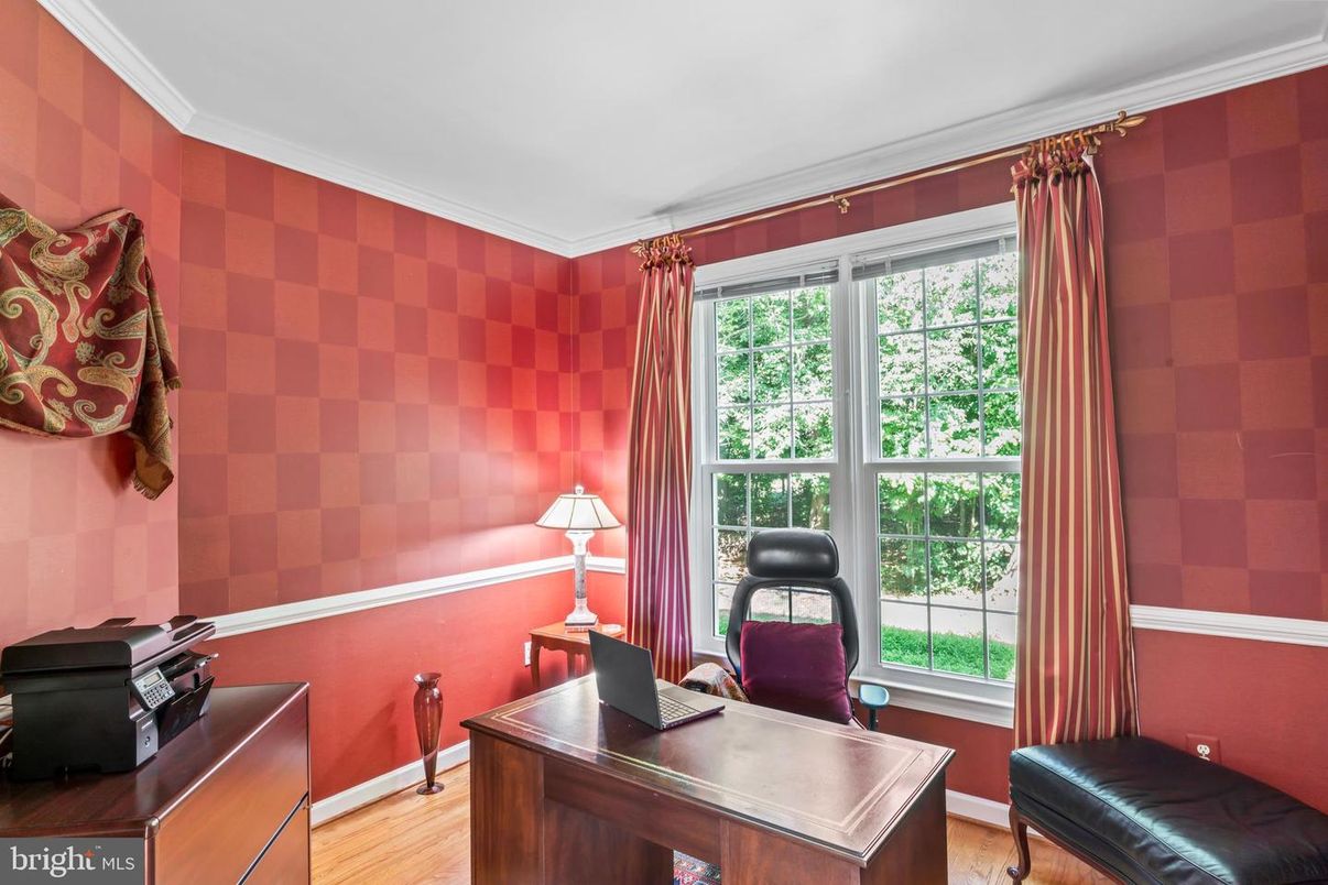 Home Office, Interior, Wood Texture Flooring