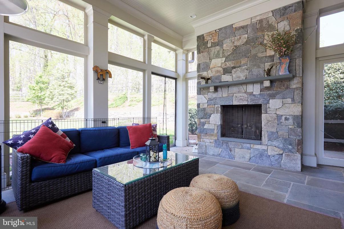 Fireplace, Interior, Living room, Stone Walls
