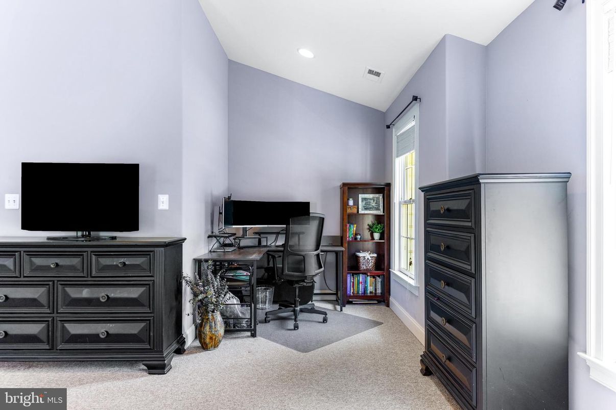 Home Office, Interior, Recessed Lighting