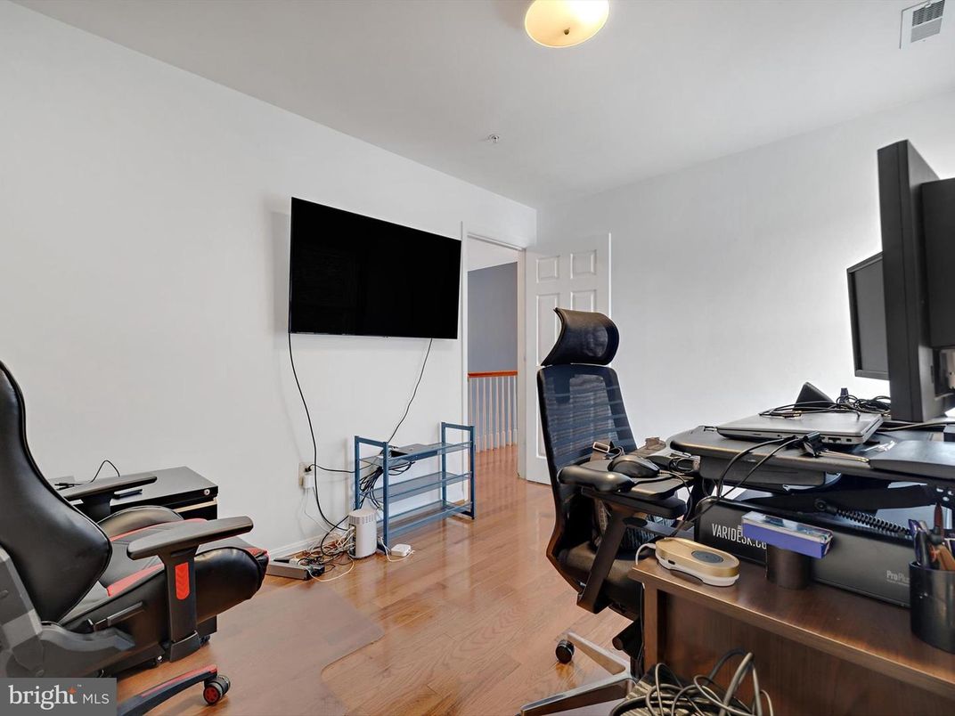 Home Office, Interior, Wood Texture Flooring