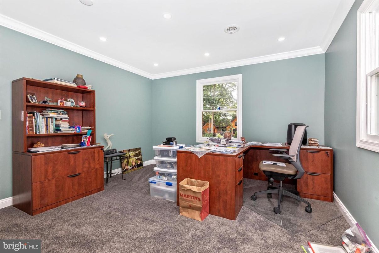 Home Office, Interior, Recessed Lighting