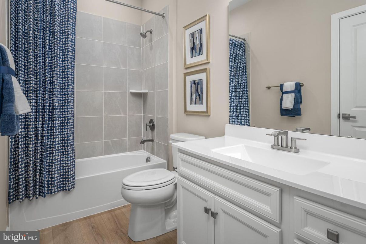 Bathroom, Interior, Wood Texture Flooring