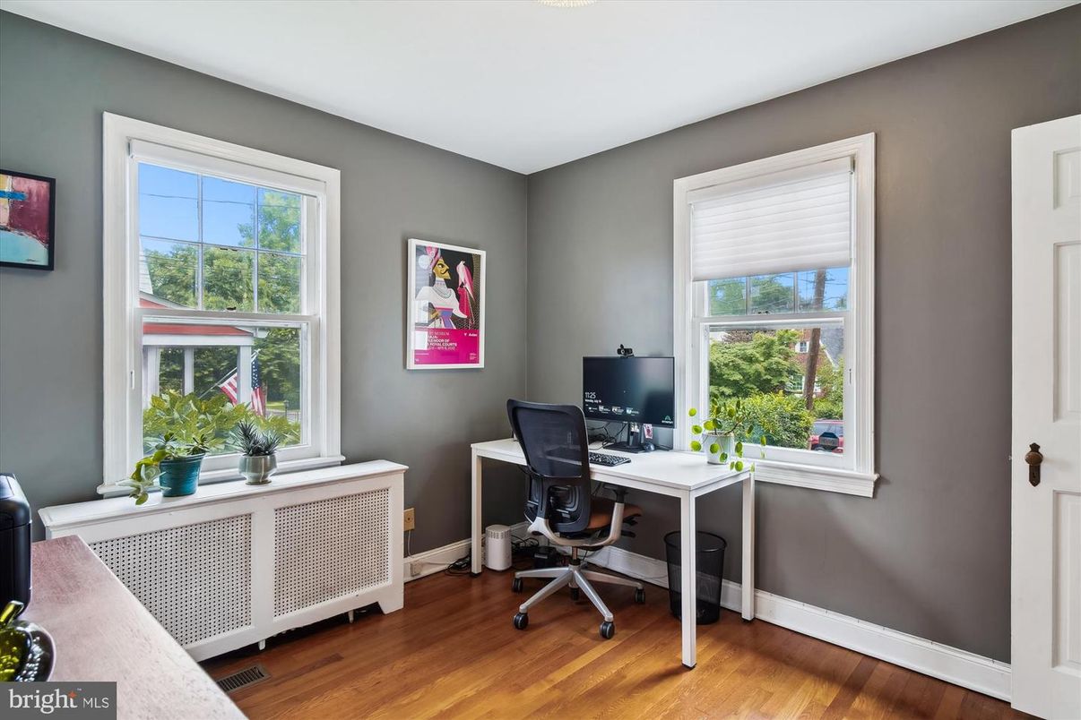 Home Office, Interior, Wood Texture Flooring