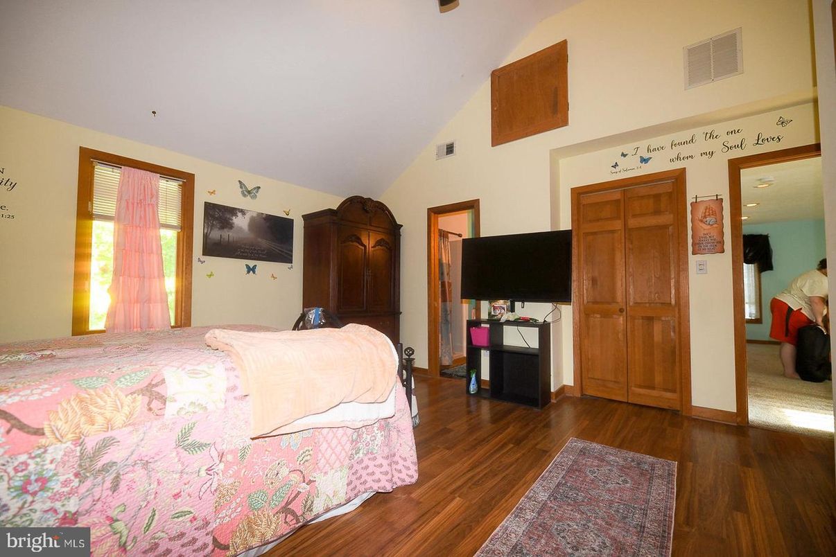 Bedroom, Interior, Wood Texture Flooring