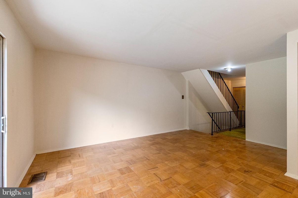 Empty room, Interior, Wood Texture Flooring