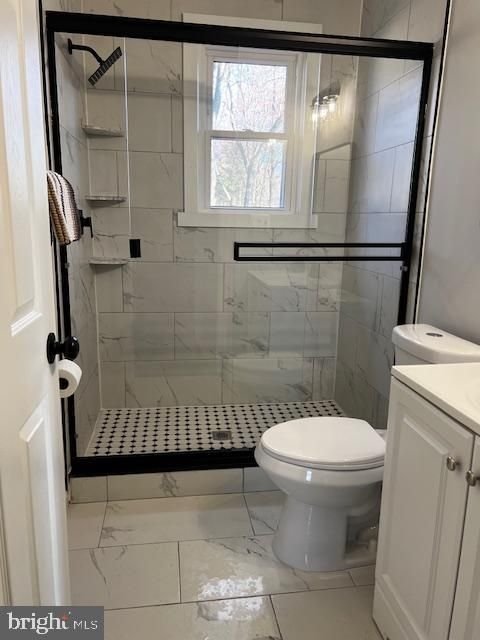 Bathroom, Glass Shower, Interior, Marble, Marble Walls