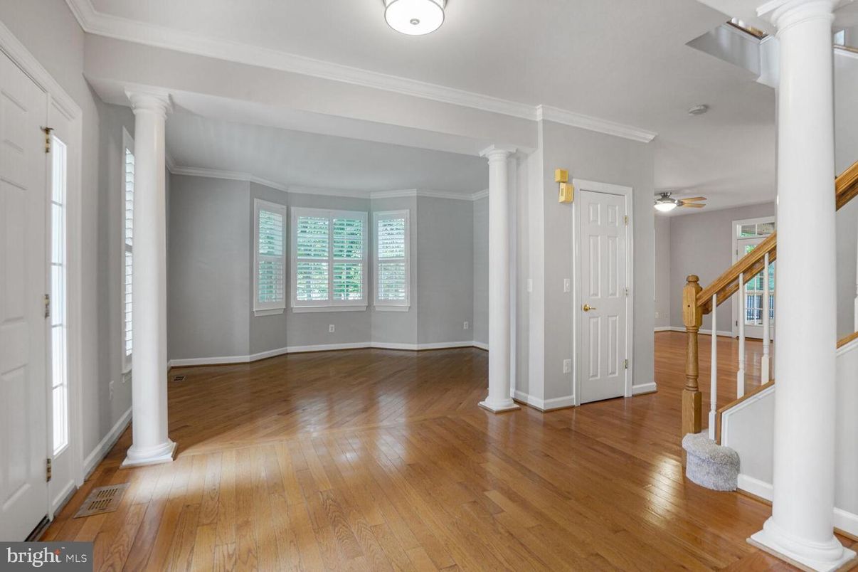 Empty room, Interior, Wood Texture Flooring