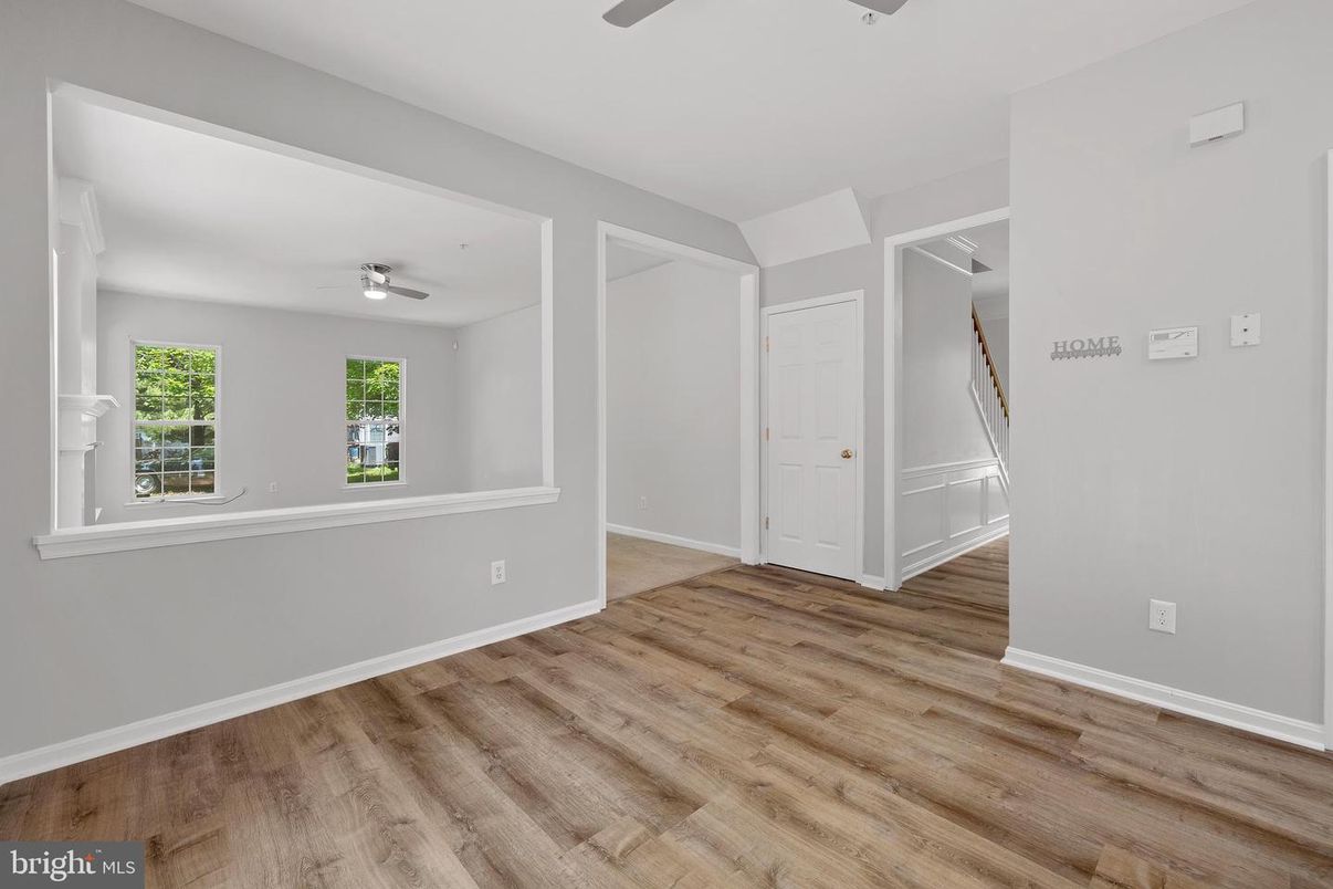 Empty room, Interior, Wood Texture Flooring
