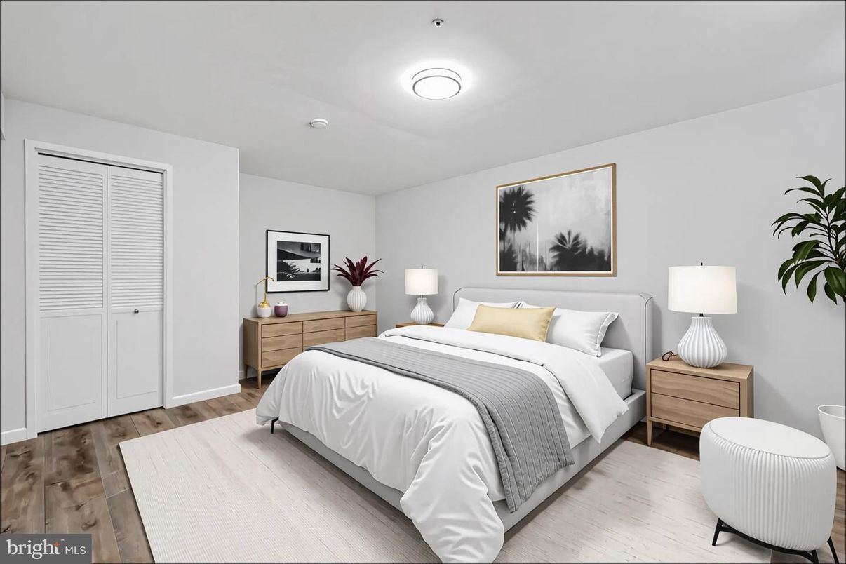 Bedroom, Interior, Wood Texture Flooring