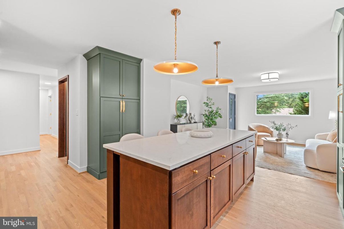 Dining room, Interior, Living room, Pendant Lights, Wood Texture Flooring