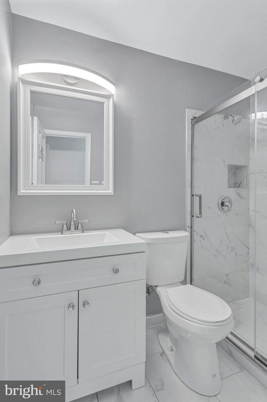 Bathroom, Glass Shower, Interior, Marble, Marble Walls